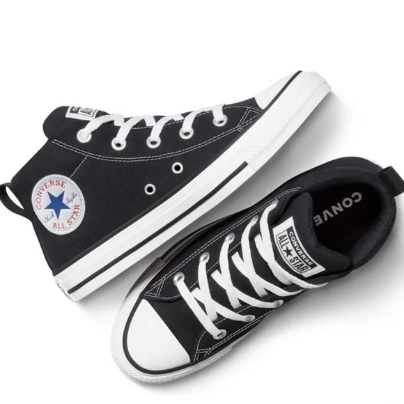 Converse Adult Street Mid Sneakers Black 11.5 - Picture 10 of 10